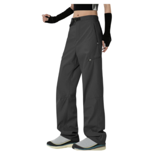 Hiking Pants for Women Lightweight High Waisted Wide Leg Windproof Outdoor